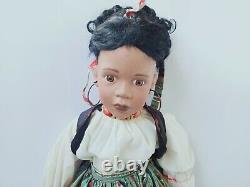 SIGIKID Rare Vintage Porcelain Doll name Layla As real girl Esche Germany