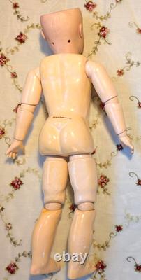 SUPERB 17.5 HANDWERCK 79 Antique German Doll Fabulous Bisque BJ-Body & Clothes