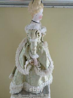 SUPERB! Alt Beck & Gottschalk Antique 18 Parian Doll Molded Jewel & Bodice