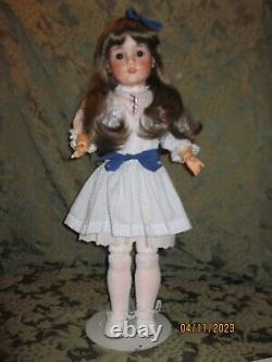 SWEET ANTIQUE 27 KARL HARTMANN 250 BISQUE HEAD DOLL With BEAUTIFUL DRESS