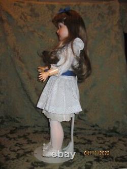 SWEET ANTIQUE 27 KARL HARTMANN 250 BISQUE HEAD DOLL With BEAUTIFUL DRESS