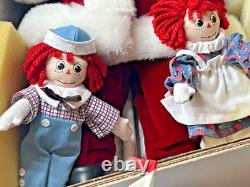 Santa s special delivery porcelain doll vintage 1999 w coa and accessories