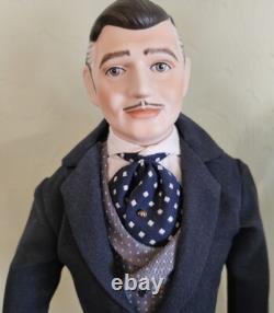 Scarlett O'Hara & Rhett Butler Porcelain dolls by Franklin Mint Vintage 1986