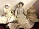 Set Of 3 German Porcelain Head Vintage Do
