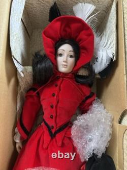 Set of 4 Franklin Heirloom Vintage Porcelain Collector Dolls