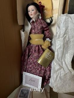 Set of 4 Franklin Heirloom Vintage Porcelain Collector Dolls