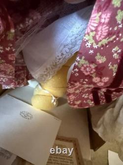 Set of 4 Franklin Heirloom Vintage Porcelain Collector Dolls