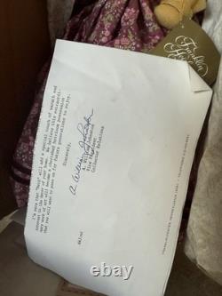 Set of 4 Franklin Heirloom Vintage Porcelain Collector Dolls