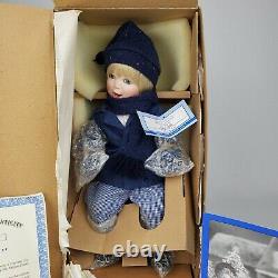 Sharing Christmas Joy Collection Handcrafted Porcelain Doll Winston Mary Tretter