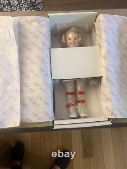 Shirley Temple Doll Danbury Mint 14 Porcelain 1987 Stand Up and Cheer (ftn)