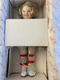 Shirley Temple Doll Danbury Mint 14 Porcelain 1987 Stand Up and Cheer (ftn)