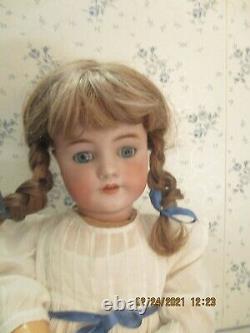 Simon & Halbig 550 Antique Porcelain Doll 22 Tall Ready For Easter, Sweet