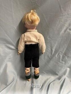 Simon and Halbig S&H Pouty boy doll Roman Numeral III original box head repair