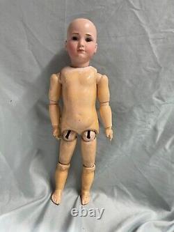 Simon and Halbig S&H Pouty boy doll Roman Numeral III original box head repair