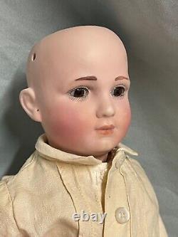 Simon and Halbig S&H Pouty boy doll Roman Numeral III original box head repair