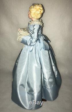 Simpich Character Dolls Cinderella Blue Satin Dress 12 HTF Rare 1987 # 82/100