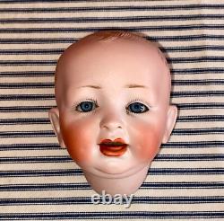 Solid Dome 13 Hertel Schwab 151 German Bisque Head Character Baby Doll, Antique