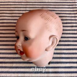 Solid Dome 13 Hertel Schwab 151 German Bisque Head Character Baby Doll, Antique