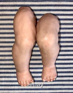 Solid Dome 13 Hertel Schwab 151 German Bisque Head Character Baby Doll, Antique