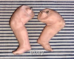Solid Dome 13 Hertel Schwab 151 German Bisque Head Character Baby Doll, Antique