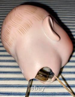 Solid Dome 13 Hertel Schwab 151 German Bisque Head Character Baby Doll, Antique