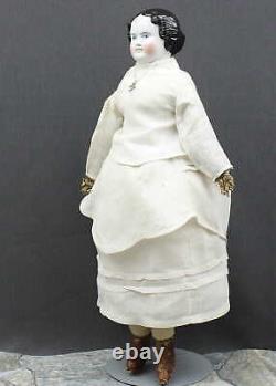 Splendid Antique German China Doll All Original