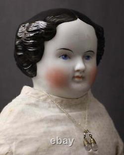 Splendid Antique German China Doll All Original