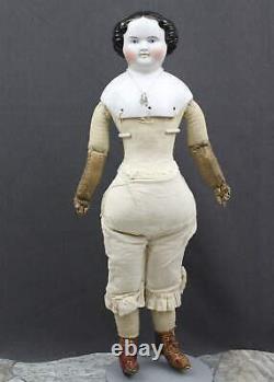 Splendid Antique German China Doll All Original