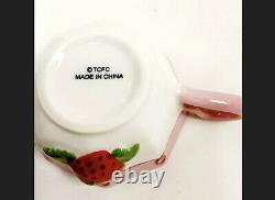 Strawberry Shortcake Porcelain Tea Set 2004 Complete New In Box VTG Great Item