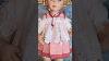 Stunning 21 Inch Vintage Blonde Porcelain Doll In Summer Dress A True Show Stopper