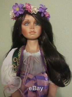Stunning Extremely RARE ARIELA. By Lori Ladd Porcelain Doll. GYPSY 28 COA