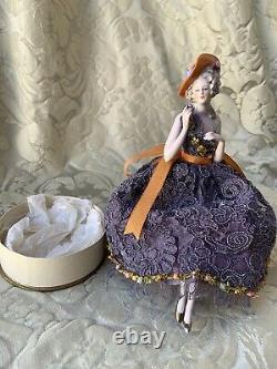 Superb Half-doll/demi-figurine/teepuppe/powder Box/buste/fasold & Stauch