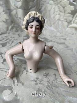 Superb & Rare Half-doll/demi-figurine/teepuppe/pincushion Doll/henri Delcourt