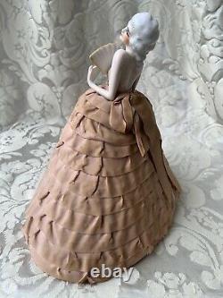 Superb & Rare Half-doll/demi-figurine/teepuppe/sewing Box/buste/fasold & Stauch