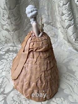 Superb & Rare Half-doll/demi-figurine/teepuppe/sewing Box/buste/fasold & Stauch