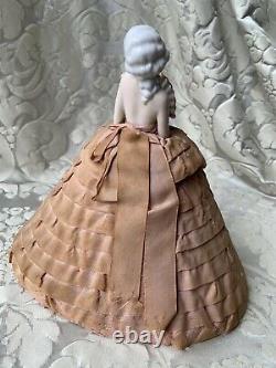 Superb & Rare Half-doll/demi-figurine/teepuppe/sewing Box/buste/fasold & Stauch