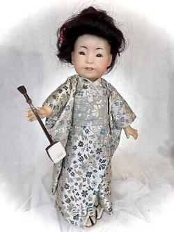 Superb VNTG JDK 243 Kestner Repro Porcelain/composition Handmade outfit Kimono