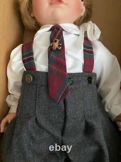 Susan Wakeen Collection Doll Boy Nicholas Blue Eyes VINTAGE COA Limited 44/1995