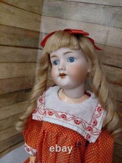 Sweet Antique Bosque Armand Marseille 390 A 4 M Great Red Dress