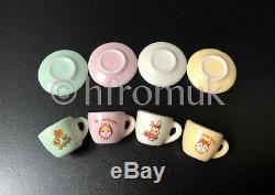 Sylvanian Families Ceramic Porcelain Miniature Tea Set Club Collect Vintage RARE