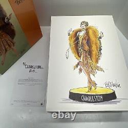 THE CHARLESTON BARBIE Bob Mackie Celebration Dance Porcelain VTG 2000 Mattel NEW