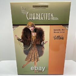 THE CHARLESTON BARBIE Bob Mackie Celebration Dance Porcelain VTG 2000 Mattel NEW