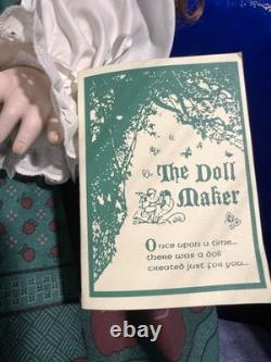 THE DOLL MAKER VTG Apple Annie and Apple Andy Set FULLY PORCELAIN By Linda Rick