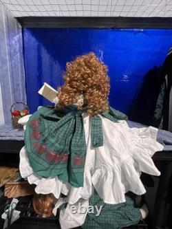 THE DOLL MAKER VTG Apple Annie and Apple Andy Set FULLY PORCELAIN By Linda Rick