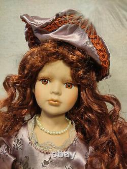 THE ROSE COLLECTION LIMITED Vintage Victorian Porcelain Doll 1 of 5000 Stamped