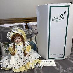 The Doll Maker Porcelain Doll Bee My Honey 569/2500 By Linda Rick WithOriginal Box