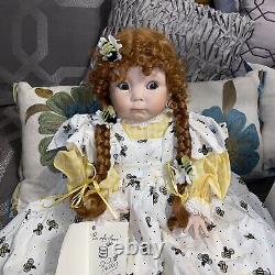 The Doll Maker Porcelain Doll Bee My Honey 569/2500 By Linda Rick WithOriginal Box