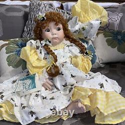 The Doll Maker Porcelain Doll Bee My Honey 569/2500 By Linda Rick WithOriginal Box