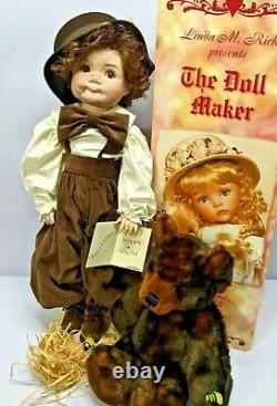 The Doll Maker Solid Porcelain Doll. Wyatt and Willie #24/300