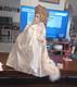 The Doll Maker Talon 33in Porcelain Collector Doll, Linda Rick Signed, Coa Stand